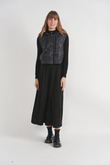 Load image into Gallery viewer, Quilted Sweater Combo Jacket
