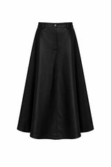 Load image into Gallery viewer, Maxi Leather A Line Skirt
