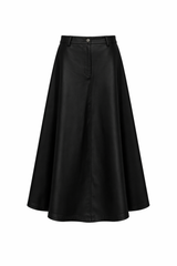 Load image into Gallery viewer, Maxi Leather A Line Skirt
