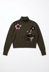 Load image into Gallery viewer, Cropped Knit Turtle Neck
