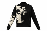 Load image into Gallery viewer, Printed Mock Neck Knit Top
