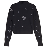 Load image into Gallery viewer, Diamond Applique Turtle Neck Sweater
