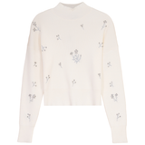 Load image into Gallery viewer, Diamond Applique Turtle Neck Sweater
