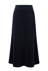 Load image into Gallery viewer, Stretch Corduroy Maxi Panel Skirt

