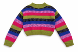 Load image into Gallery viewer, Multi Color Stripe Knit Sweater
