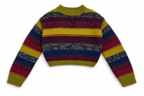 Load image into Gallery viewer, Multi Color Stripe Knit Sweater
