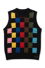 Load image into Gallery viewer, Multi Color Knit Vest
