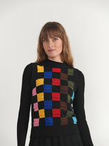 Load image into Gallery viewer, Multi Color Knit Vest

