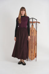 Load image into Gallery viewer, Maxi Corduroy Pull On Skirt
