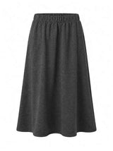 Load image into Gallery viewer, Stretch Wool Pull On Skirt
