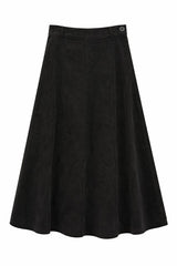 Load image into Gallery viewer, Paneled Corduroy Maxi Belt Skirt
