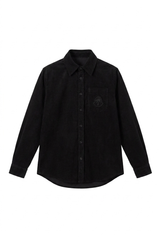 Load image into Gallery viewer, Corduroy Embroidered Blouse
