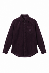 Load image into Gallery viewer, Corduroy Embroidered Blouse
