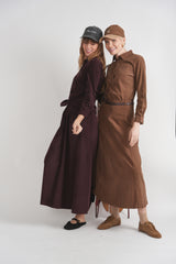 Load image into Gallery viewer, Corduroy Embroidered Blouse
