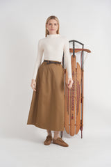 Load image into Gallery viewer, Brushed Cotton Maxi Skirt
