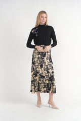 Load image into Gallery viewer, Printed Satin Jumper Set
