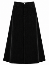 Load image into Gallery viewer, Stretch Corduroy Maxi Panel Skirt
