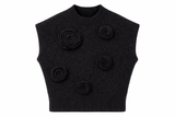Load image into Gallery viewer, Soft Knit Vest With Flowers
