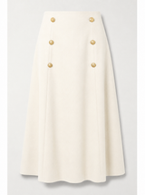 Load image into Gallery viewer, Cool Wool Double Breasted Long Skirt
