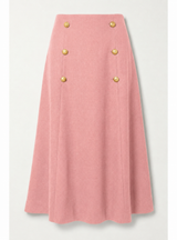 Load image into Gallery viewer, Cool Wool Double Breasted Long Skirt
