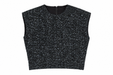 Load image into Gallery viewer, Boucle Cropped Vest
