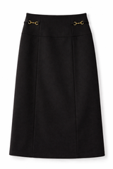 Load image into Gallery viewer, Inspired Wool Midi Skirt

