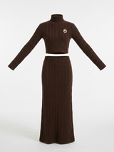 Load image into Gallery viewer, Cable Knit Maxi Set
