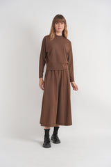 Load image into Gallery viewer, Ribbed Dolman Emblem Tee

