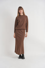 Load image into Gallery viewer, Ribbed Maxi Skirt
