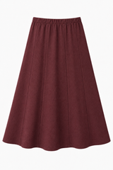 Load image into Gallery viewer, Ribbed Paneled Midi Sweat Skirt
