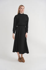 Load image into Gallery viewer, Ribbed High Low Hem Sweatshirt
