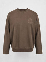 Load image into Gallery viewer, Ribbed Emblem Dolman Top
