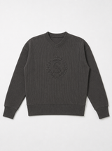 Load image into Gallery viewer, V Neck Emblem Ribbed Top
