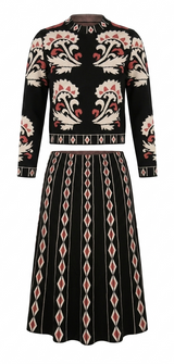 Load image into Gallery viewer, Jacquard Midi Set
