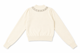 Load image into Gallery viewer, Ribbed Embellished Mock Neck Sweater

