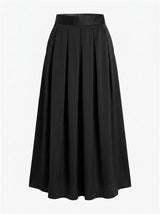 Load image into Gallery viewer, Waisted Taffeta Midi Skirt
