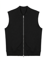 Load image into Gallery viewer, Ponte Knit Zip Down Vest

