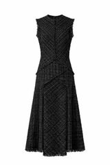 Load image into Gallery viewer, Boucle Midi Fringe Dress
