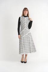 Load image into Gallery viewer, Boucle Midi Fringe Dress
