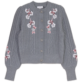 Load image into Gallery viewer, Cable Embroidery Cardigan

