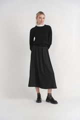 Load image into Gallery viewer, Sweater With Shirt Frill
