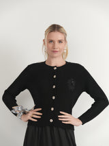 Load image into Gallery viewer, Emblem Knit Cardigan
