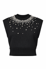 Load image into Gallery viewer, Jeweled Knit Vest

