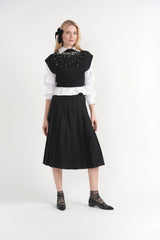 Load image into Gallery viewer, Jeweled Knit Vest
