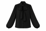 Load image into Gallery viewer, Chiffon Tie Blouse
