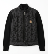 Load image into Gallery viewer, Cable Knit Quilt Sweater With Belt
