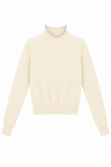 Load image into Gallery viewer, Pearl Mock Neck Sweater
