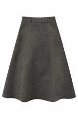 Load image into Gallery viewer, Suede Maxi Shaped Ulla Skirt
