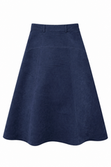 Load image into Gallery viewer, Suede Maxi Shaped Ulla Skirt
