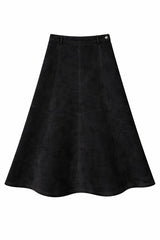 Load image into Gallery viewer, Suede Maxi A Line Skirt
